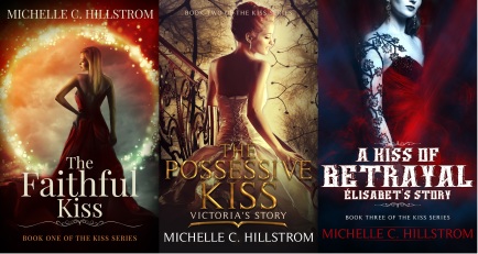 The Kiss series 3 book covers